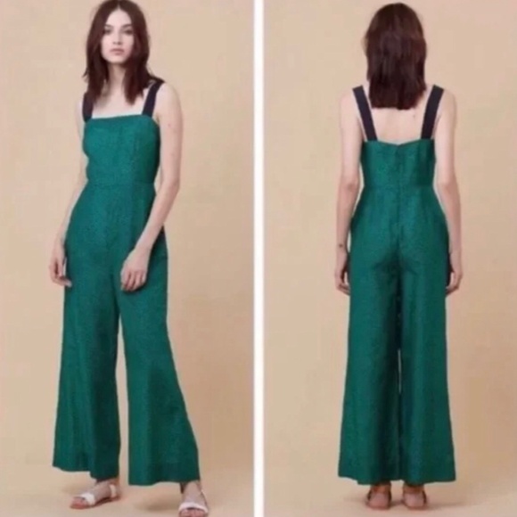 NWT Diane Von Furstenburg Beach Jumpsuit S - Picture 2 of 7